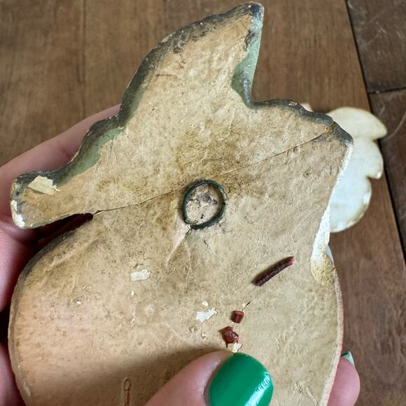 Vintage Mid Century Modern Plaster Chalkware Wall Art Decor Fruit Pears Berries - Picture 9 of 10